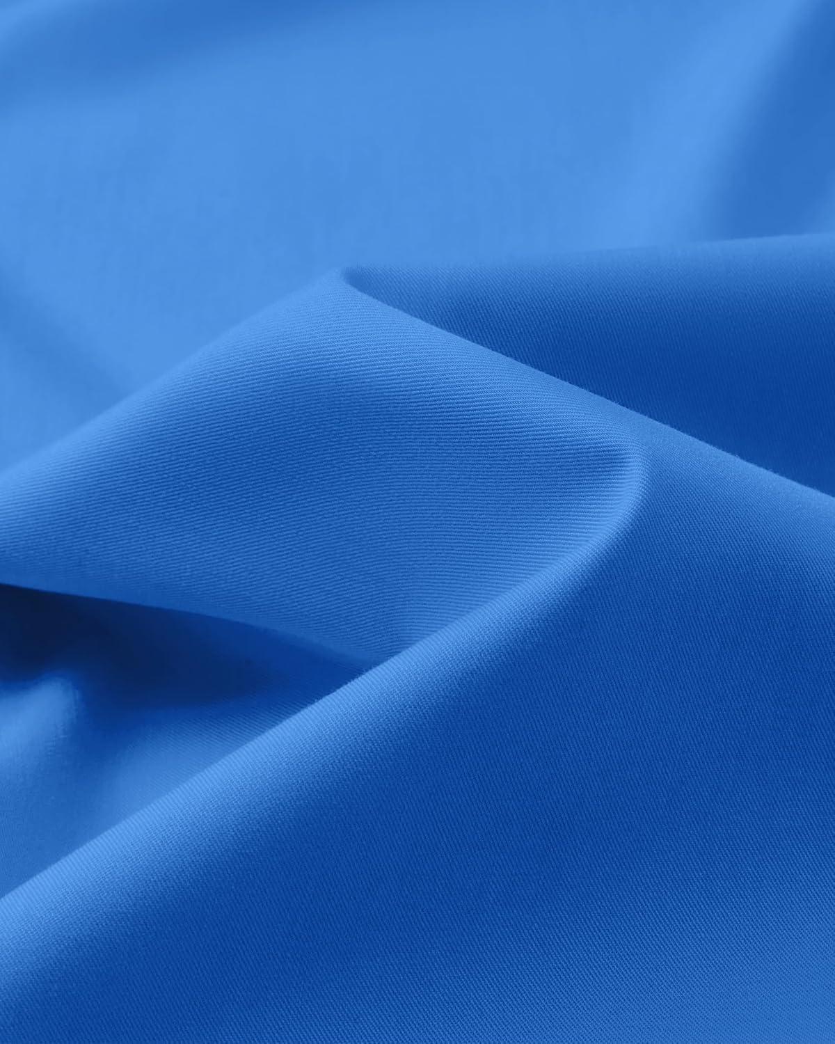 imageAlimens ampamp Gentle Mens Dress Shirts Long Sleeve Wrinkle Free Stretch Business Casual Button Down ShirtsClassic Blue