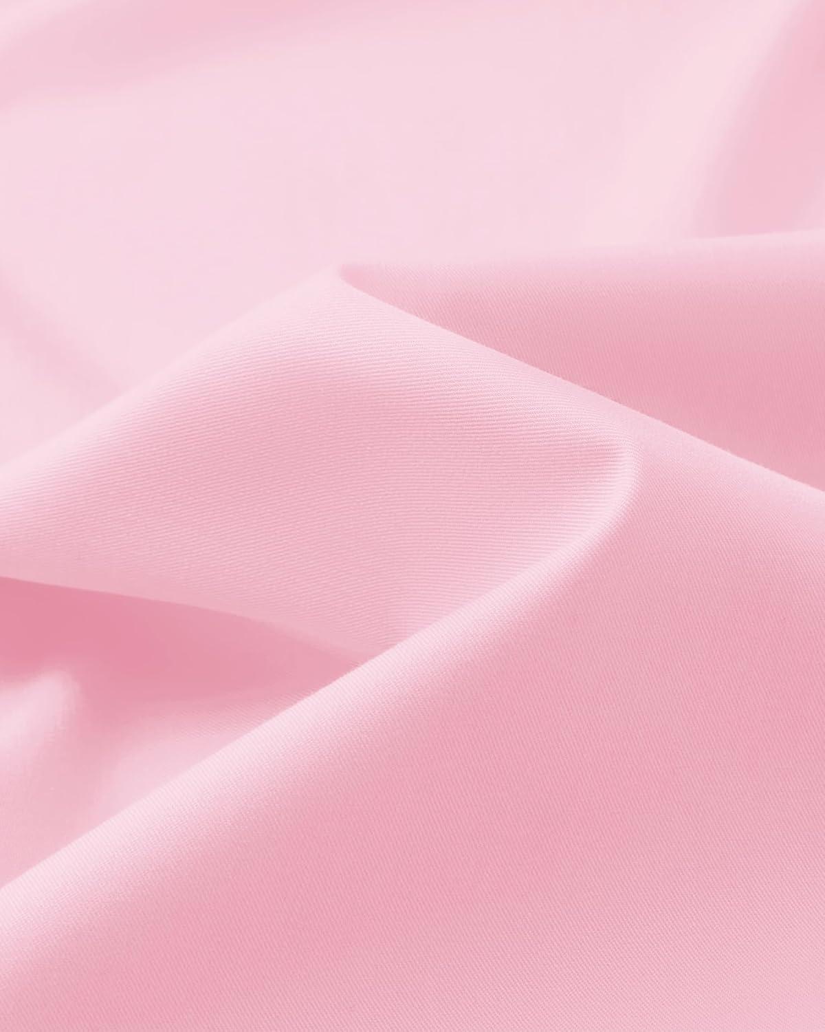 imageAlimens ampamp Gentle Mens Dress Shirts Long Sleeve Wrinkle Free Stretch Business Casual Button Down ShirtsPink