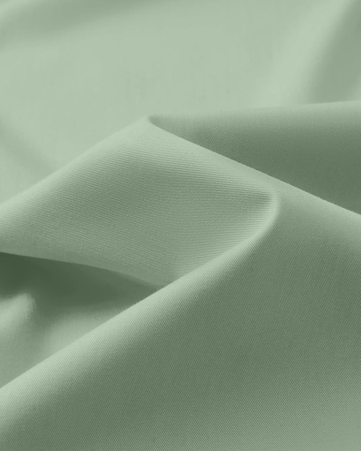 imageAlimens ampamp Gentle Mens Dress Shirts Long Sleeve Wrinkle Free Stretch Business Casual Button Down ShirtsSage Green