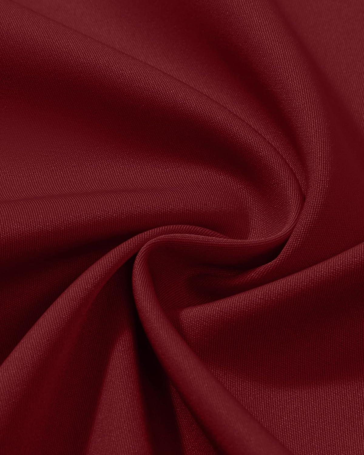 imageAlimens ampamp Gentle Mens Dress Shirts Long Sleeve Wrinkle Free Stretch Business Casual Wedding Button Down ShirtBurgundy