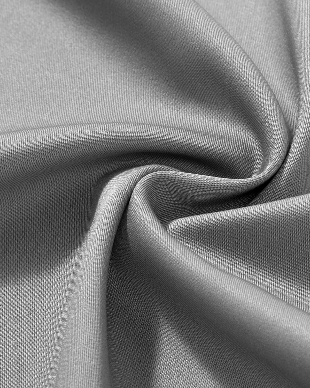 imageAlimens ampamp Gentle Mens Dress Shirts Long Sleeve Wrinkle Free Stretch Business Casual Wedding Button Down ShirtGrey