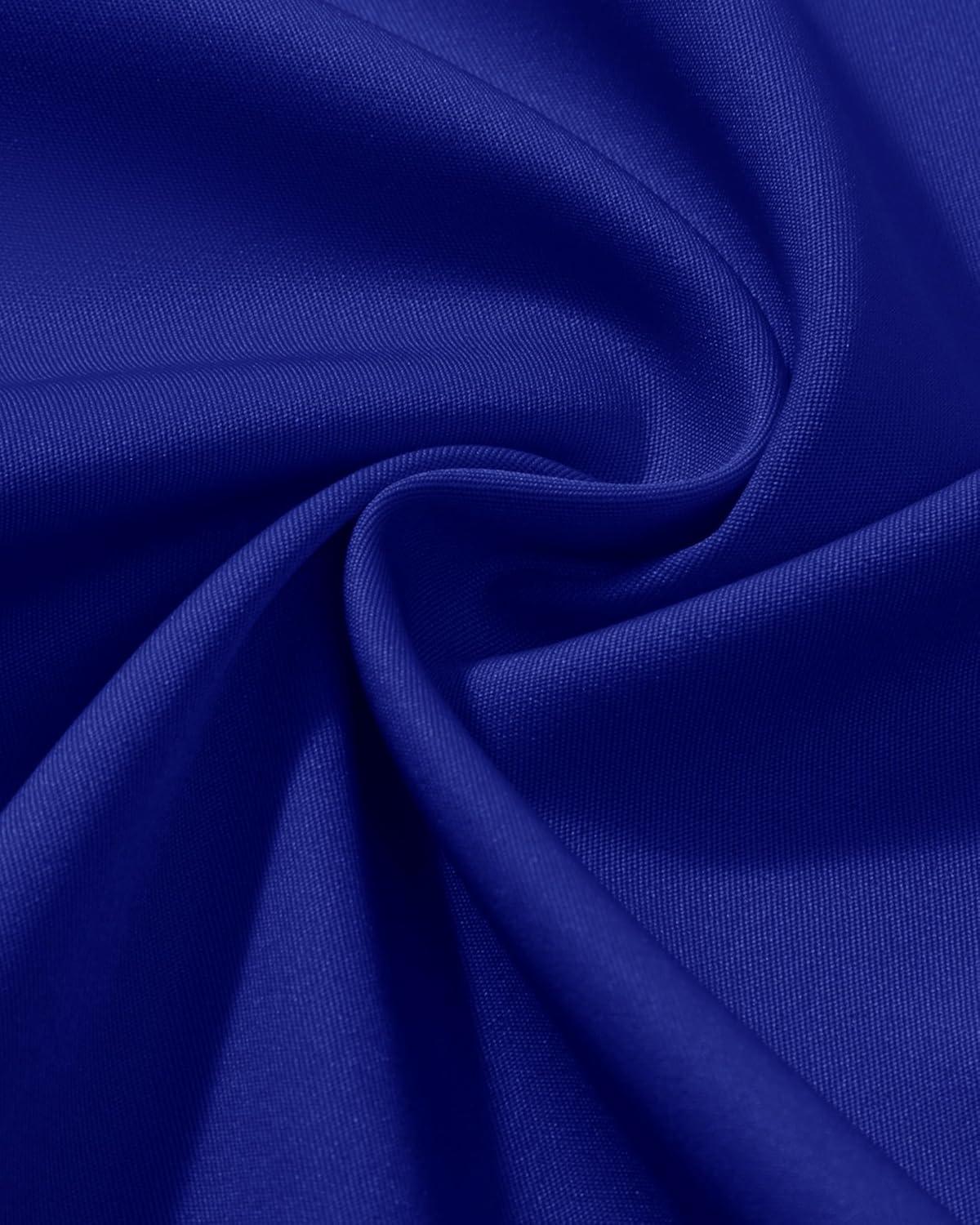 imageAlimens ampamp Gentle Mens Dress Shirts Long Sleeve Wrinkle Free Stretch Business Casual Wedding Button Down ShirtRoyal Blue