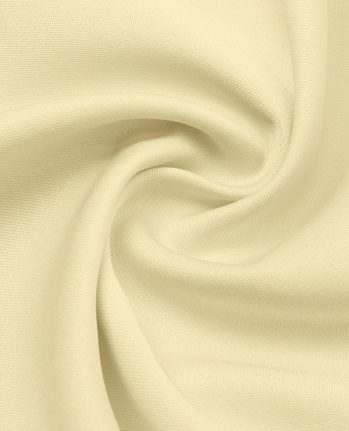 imageAlimens ampamp Gentle Mens Dress Shirts Long Sleeve WrinkleFree Business Casual Button Down ShirtLight Yellow