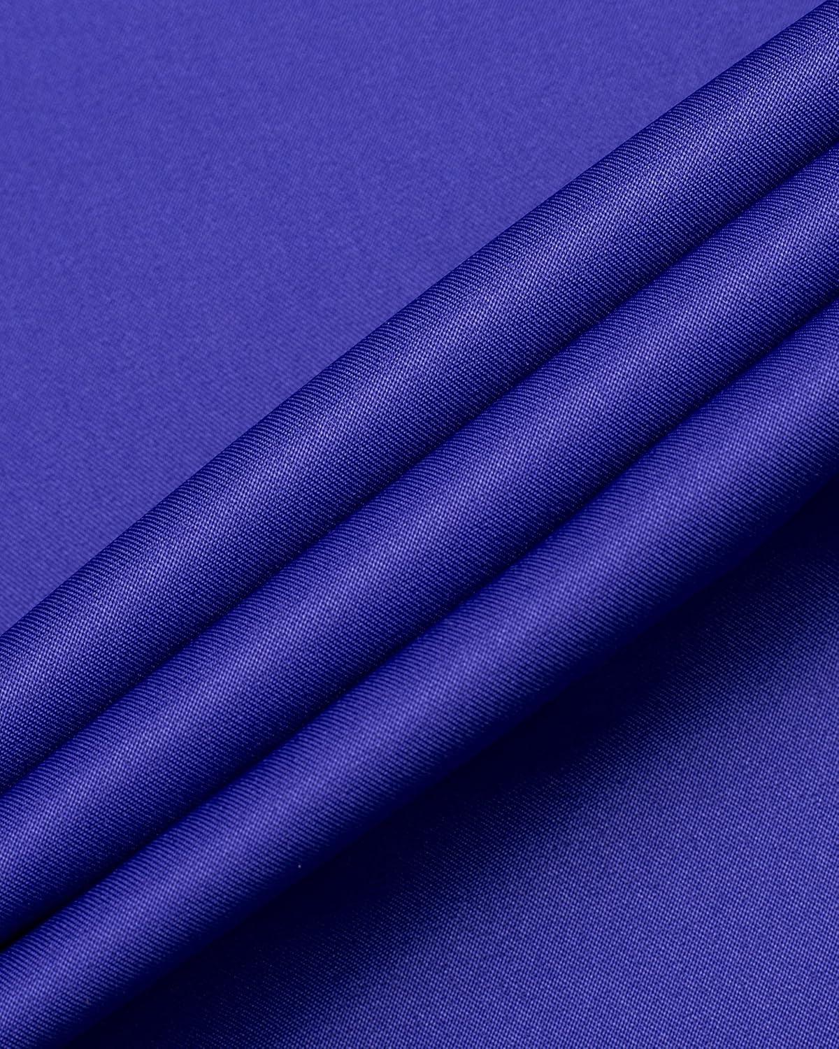 imageAlimens ampamp Gentle Mens Dress Shirts Long Sleeve WrinkleFree Business Casual Button Down ShirtRoyal Blue