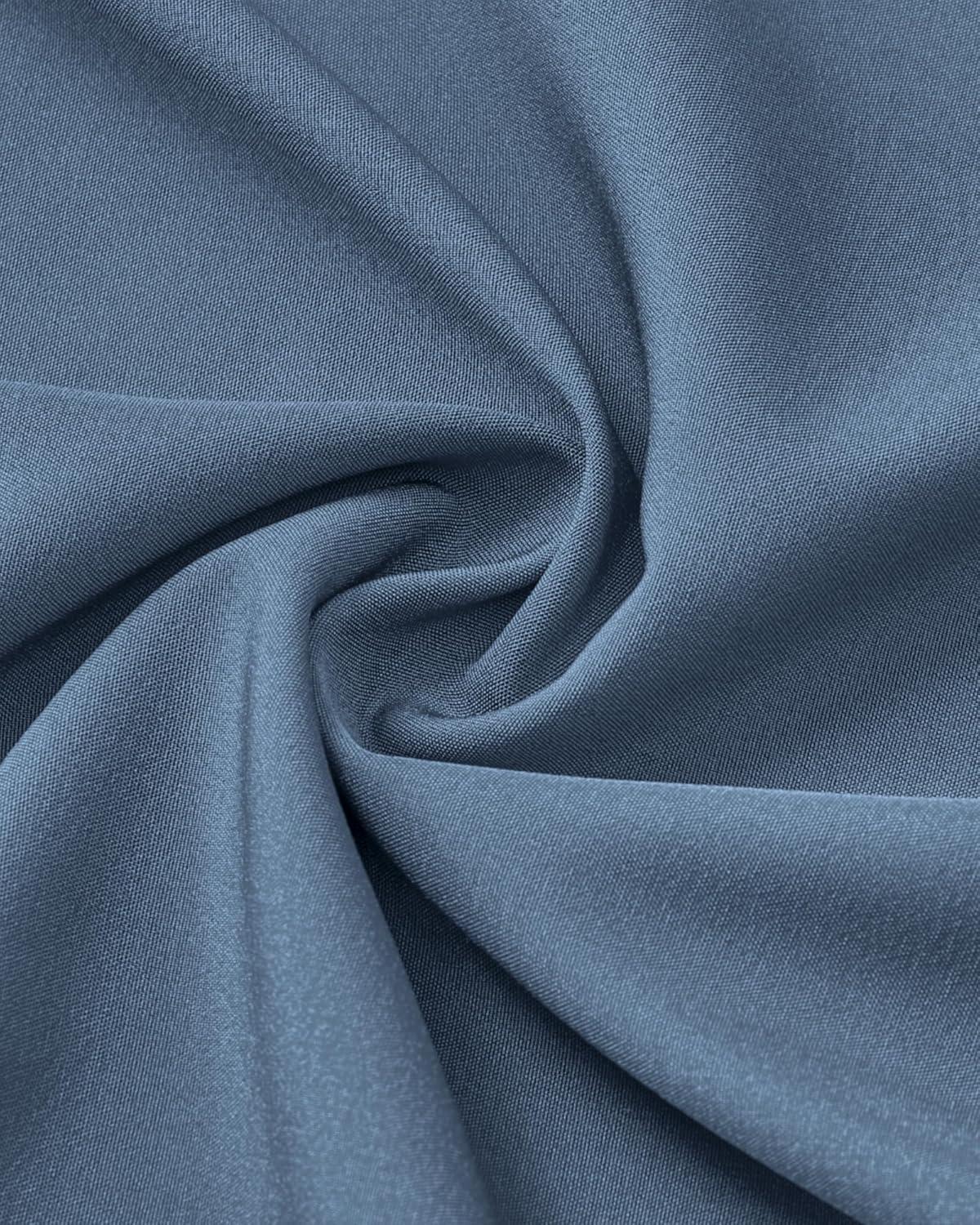 imageAlimens ampamp Gentle Mens Dress Shirts Stretch Long Sleeve Wrinkle Free Business Casual Button Down Shirt for WeddingBlue