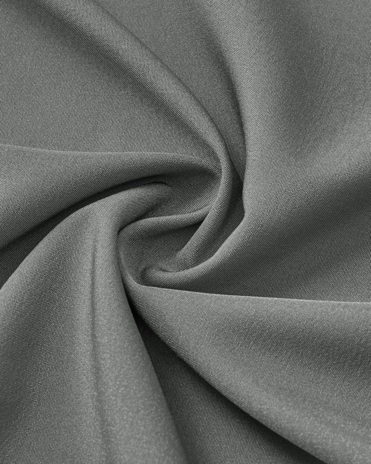 imageAlimens ampamp Gentle Mens Dress Shirts Stretch Long Sleeve Wrinkle Free Business Casual Button Down Shirt for WeddingGrey