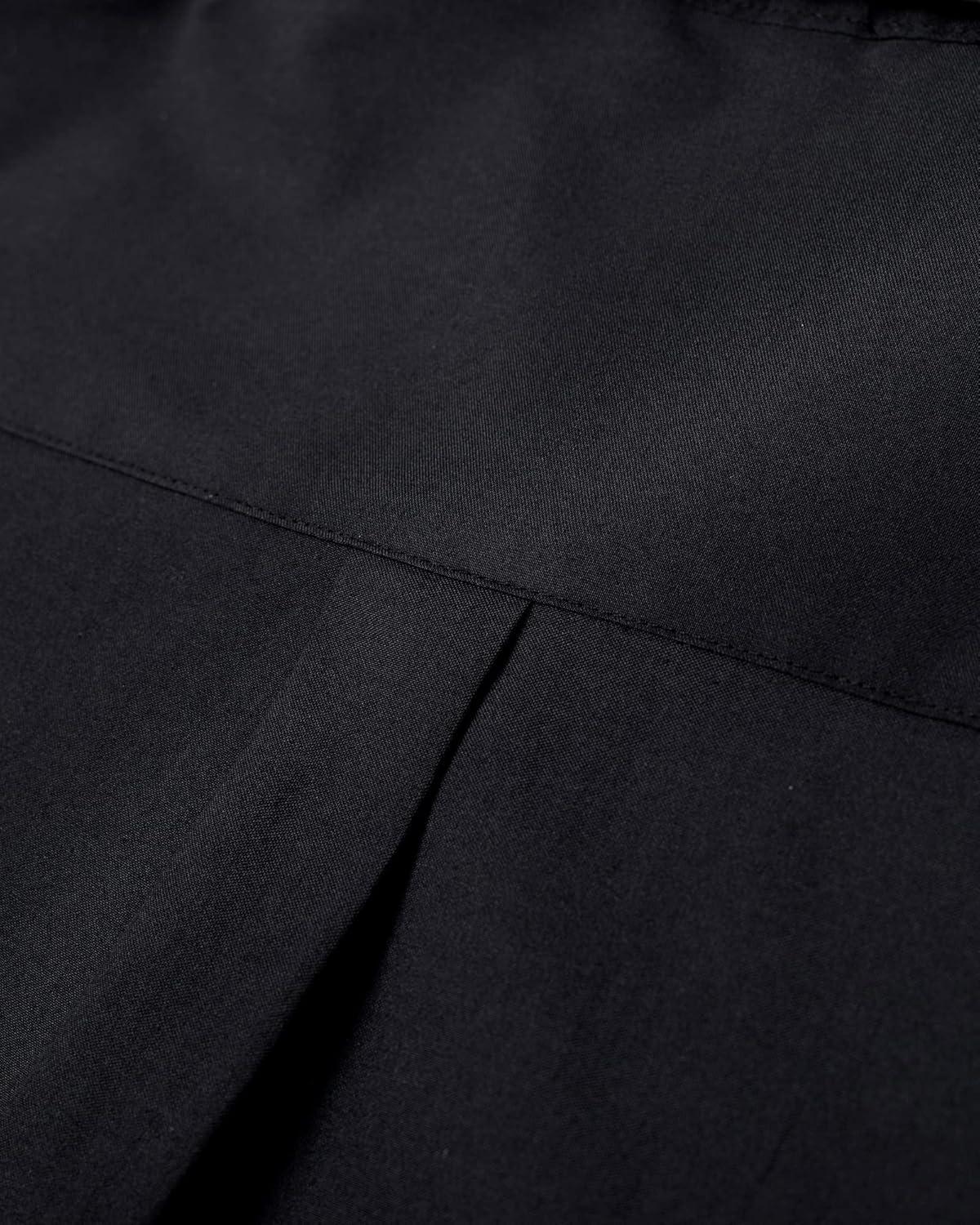 imageAlimens ampamp Gentle Mens Solid Oxford Shirt Long Sleeve Dress Shirt Work Casual Button Down Shirts with PocketBlack