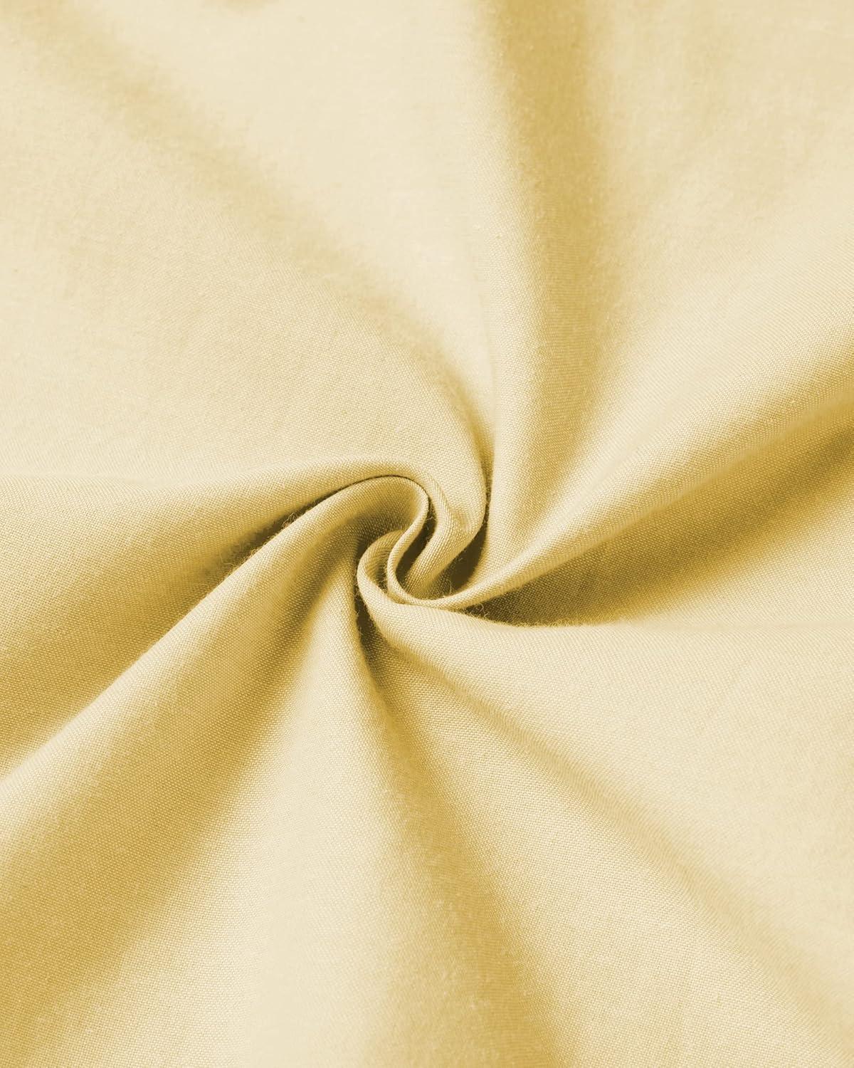 imageAlimens ampamp Gentle Mens Solid Oxford Shirt Long Sleeve Dress Shirt Work Casual Button Down Shirts with PocketYellow