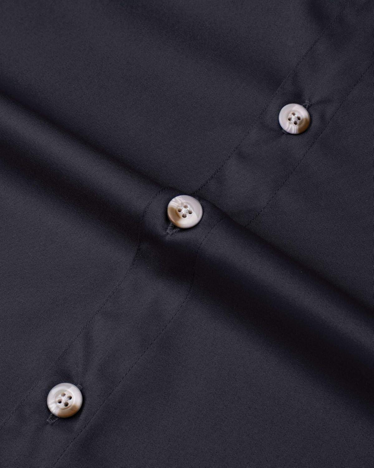 imageAlimens ampamp Gentle Short Sleeve Fishing Shirt Wicking Fabric Sun Protection Casual Button Down ShirtsBlack