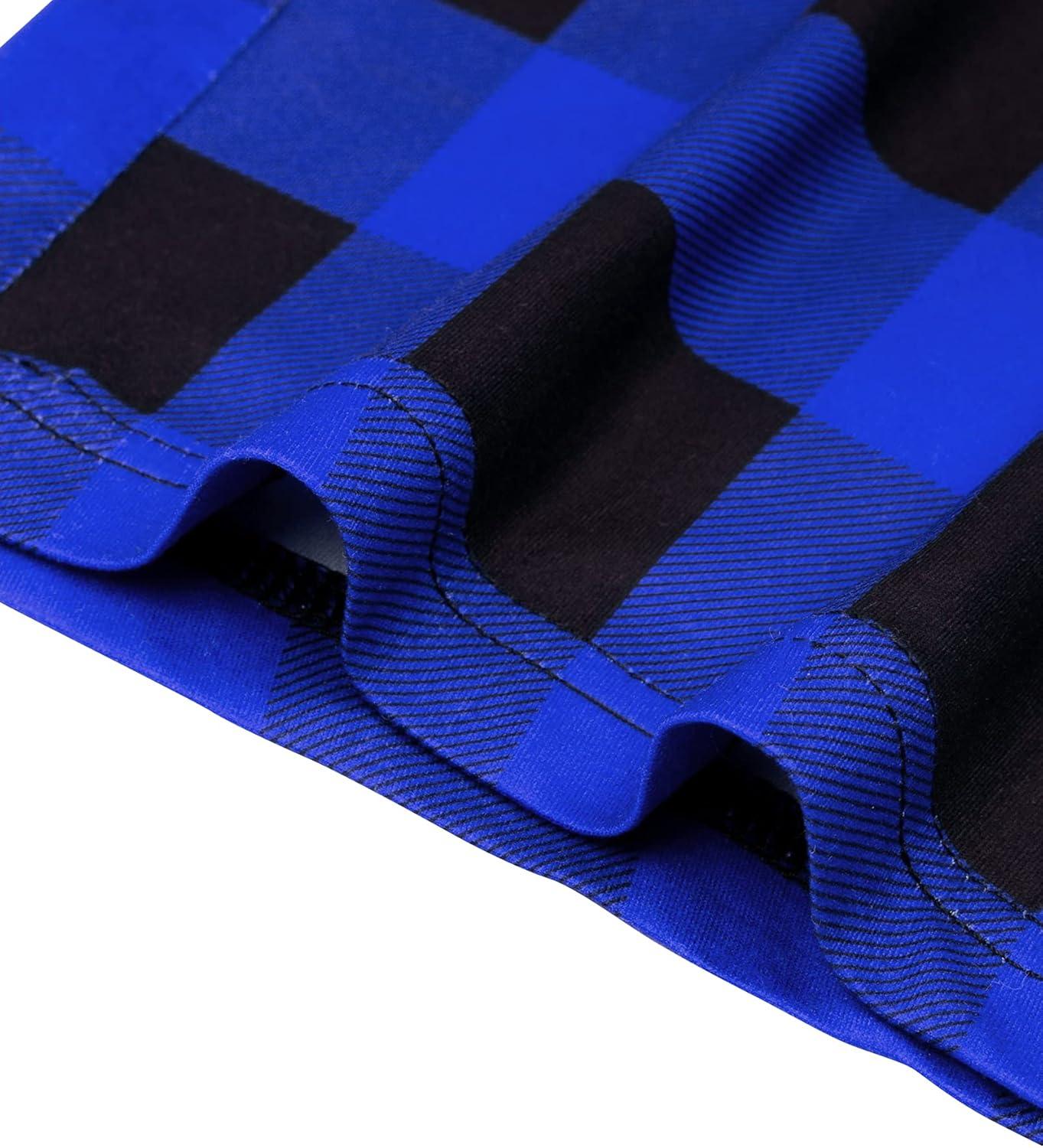 imageAlimens ampamp Gentle Womens Pajama Pants Plaid Stretch Comfy Lounge Pants Drawstring Waist Sleep Bottoms with PocketsBlackblue