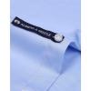 Alimens & Gentle French Cuff Regular Fit Dress Shirts (Cufflink Included)(Blue)