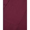 Alimens & Gentle French Cuff Regular Fit Dress Shirts (Cufflink Included)(Flex-red Flame)