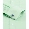 Alimens & Gentle French Cuff Regular Fit Dress Shirts (Cufflink Included)(Green)
