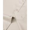 Alimens & Gentle French Cuff Regular Fit Dress Shirts (Cufflink Included)(Light Khaki)