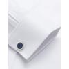 Alimens & Gentle French Cuff Regular Fit Dress Shirts (Cufflink Included)(White)