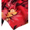 Alimens & Gentle Hawaiian Shirt for Men Summer Beach Casual Short Sleeve Button Down Shirts Printed Tropical Vacation Shirts(1609 Red)