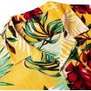 Alimens & Gentle Hawaiian Shirt for Men Summer Beach Casual Short Sleeve Button Down Shirts Printed Tropical Vacation Shirts(1640)