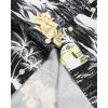 Alimens & Gentle Hawaiian Shirt for Men Summer Beach Casual Short Sleeve Button Down Shirts Printed Tropical Vacation Shirts(Black Beach)