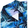 Alimens & Gentle Hawaiian Shirt for Men Summer Beach Casual Short Sleeve Button Down Shirts Printed Tropical Vacation Shirts(Blue Beach)