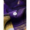 Alimens & Gentle Hawaiian Shirt for Men Summer Beach Casual Short Sleeve Button Down Shirts Printed Tropical Vacation Shirts(Purple)
