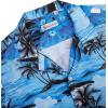 Alimens & Gentle Hawaiian Shirt for Men Summer Beach Casual Short Sleeve Button Down Shirts Printed Tropical Vacation Shirts(Sky Blue Beach)