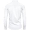 Alimens & Gentle Men’s Banded Collar Dress Shirts Wrinkle Free Long Sleeve Mandarin Collar Button Down Shirt(White)
