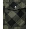 Alimens & Gentle Men’s Button Down Regular Fit Long Sleeve Plaid Flannel Casual Shirts(Army Green Buffalo)