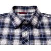 Alimens & Gentle Men’s Button Down Regular Fit Long Sleeve Plaid Flannel Casual Shirts(Blue White)