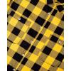Alimens & Gentle Men’s Button Down Regular Fit Long Sleeve Plaid Flannel Casual Shirts(Bright Yellow Plaid)