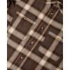 Alimens & Gentle Men’s Button Down Regular Fit Long Sleeve Plaid Flannel Casual Shirts(Brown Yellow Plaid)