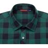 Alimens & Gentle Men’s Button Down Regular Fit Long Sleeve Plaid Flannel Casual Shirts(Green Black)