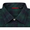 Alimens & Gentle Men’s Button Down Regular Fit Long Sleeve Plaid Flannel Casual Shirts(Green Navy Plaid)