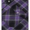 Alimens & Gentle Men’s Button Down Regular Fit Long Sleeve Plaid Flannel Casual Shirts(Purple Grey Black)