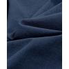 Alimens & Gentle Men’s Cotton Linen Shirts Long Sleeve Button Down Shirt Band Collar Beach Shirts(Navy Blue)