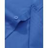 Alimens & Gentle Men’s Dress Shirt Regular Fit Stretch Stain Shield Long Sleeve Solid Business Wedding Button Down Shirts(Blue)