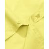 Alimens & Gentle Men’s Dress Shirt Regular Fit Stretch Stain Shield Long Sleeve Solid Business Wedding Button Down Shirts(Lemon Yellow)