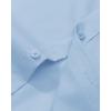 Alimens & Gentle Men’s Dress Shirt Regular Fit Stretch Stain Shield Long Sleeve Solid Business Wedding Button Down Shirts(Light Blue)