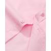Alimens & Gentle Men’s Dress Shirt Regular Fit Stretch Stain Shield Long Sleeve Solid Business Wedding Button Down Shirts(Pink)