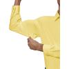 Alimens & Gentle Mens Dress Shirts 4-Way Stretch Long Sleeve Collared Casual Solid Wedding Dating Button Down Shirt(Yellow)