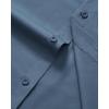 Alimens & Gentle Men’s Dress Shirts Long Sleeve Stretch Wrinkle Free Business Casual Button Down Shirt(Dusty Blue)