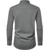Alimens & Gentle Men’s Dress Shirts Long Sleeve Stretch Wrinkle Free Business Casual Button Down Shirt(Grey)