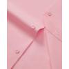 Alimens & Gentle Men’s Dress Shirts Long Sleeve Stretch Wrinkle Free Business Casual Button Down Shirt(Pink)