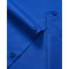 Alimens & Gentle Men’s Dress Shirts Long Sleeve Stretch Wrinkle Free Business Casual Button Down Shirt(Royal Blue)