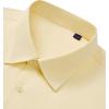 Alimens & Gentle Men’s Dress Shirts Long Sleeve Stretch Wrinkle Free Business Casual Button Down Shirt(Yellow)
