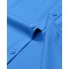 Alimens & Gentle Mens Dress Shirts Long Sleeve Wrinkle Free Stretch Business Casual Button Down Shirts(Classic Blue)