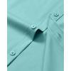Alimens & Gentle Mens Dress Shirts Long Sleeve Wrinkle Free Stretch Business Casual Button Down Shirts(Grey Green)