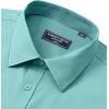 Alimens & Gentle Mens Dress Shirts Long Sleeve Wrinkle Free Stretch Business Casual Button Down Shirts(Grey Green)