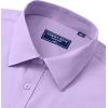 Alimens & Gentle Mens Dress Shirts Long Sleeve Wrinkle Free Stretch Business Casual Button Down Shirts(Lavender Purple)