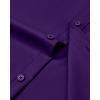 Alimens & Gentle Mens Dress Shirts Long Sleeve Wrinkle Free Stretch Business Casual Button Down Shirts(Purple)