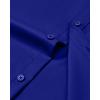 Alimens & Gentle Mens Dress Shirts Long Sleeve Wrinkle Free Stretch Business Casual Button Down Shirts(Royal Blue)